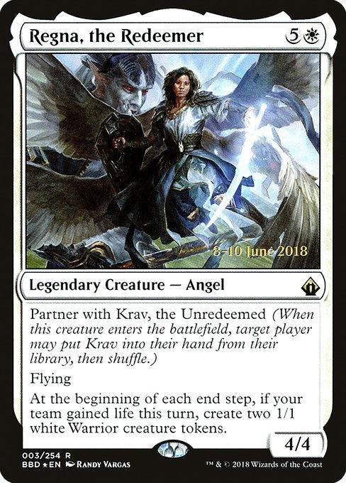 Regna, the Redeemer from Battlebond Promos