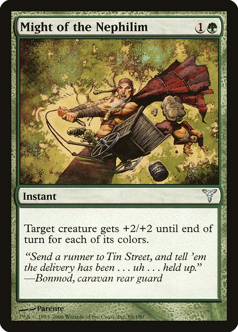 Might of the Nephilim highlighted card art