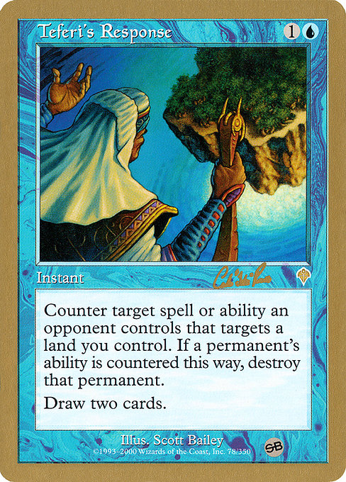 Teferi's Response highlighted card art