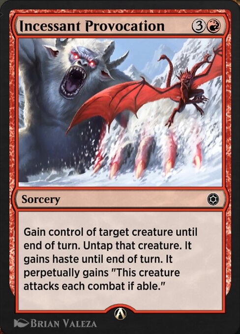 Incessant Provocation highlighted card art