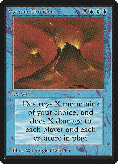 Volcanic Eruption from Limited Edition Beta