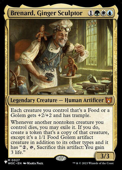 Brenard, Ginger Sculptor highlighted card art