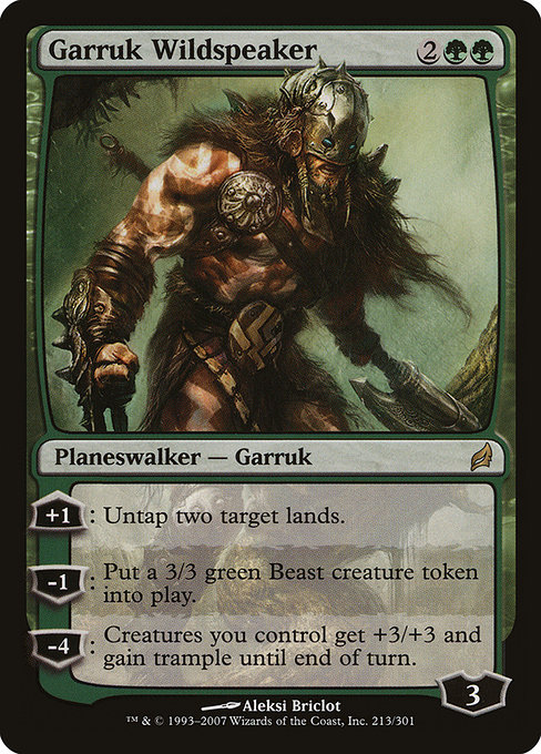 Garruk Wildspeaker from Lorwyn