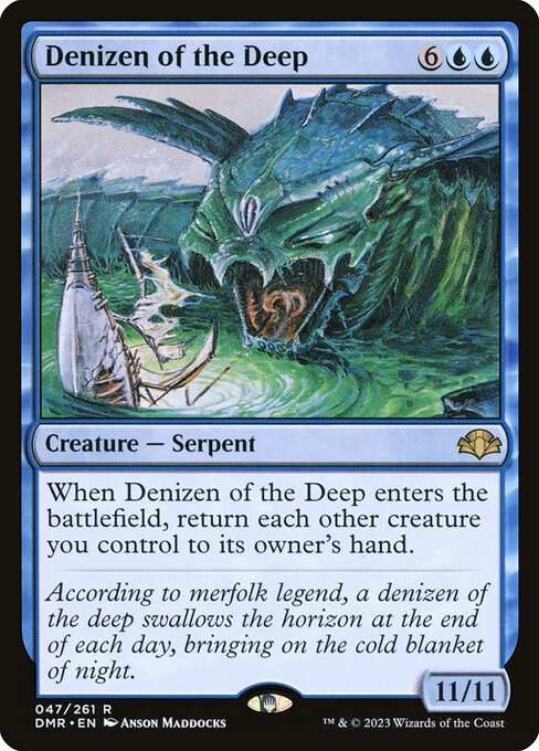Denizen of the Deep from Dominaria Remastered