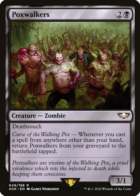 Poxwalkers highlighted card art