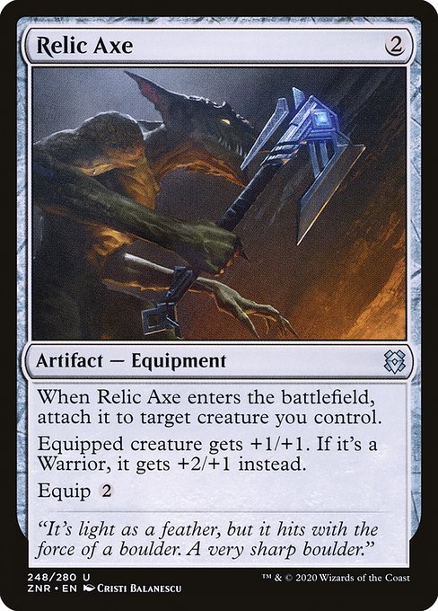 Relic Axe from Zendikar Rising