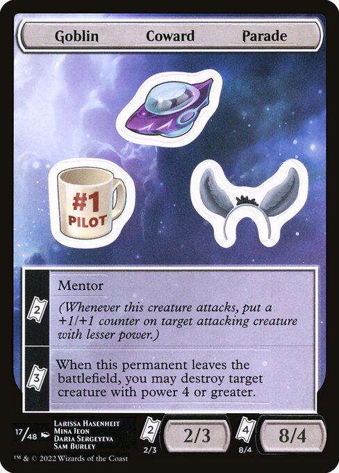 Goblin Coward Parade highlighted card art