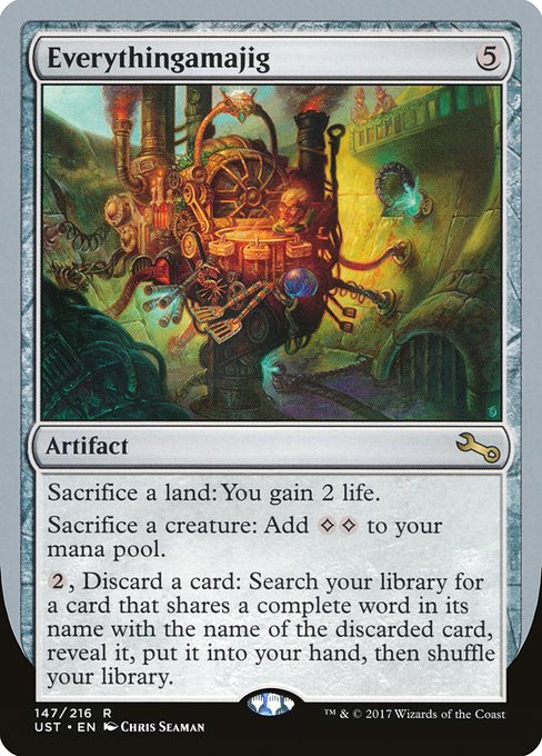 Everythingamajig highlighted card art