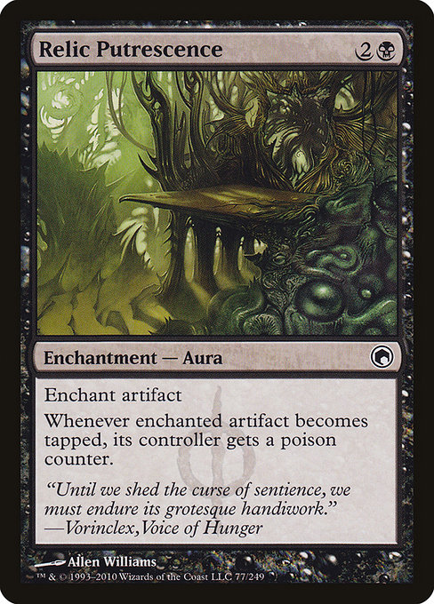 Relic Putrescence highlighted card art