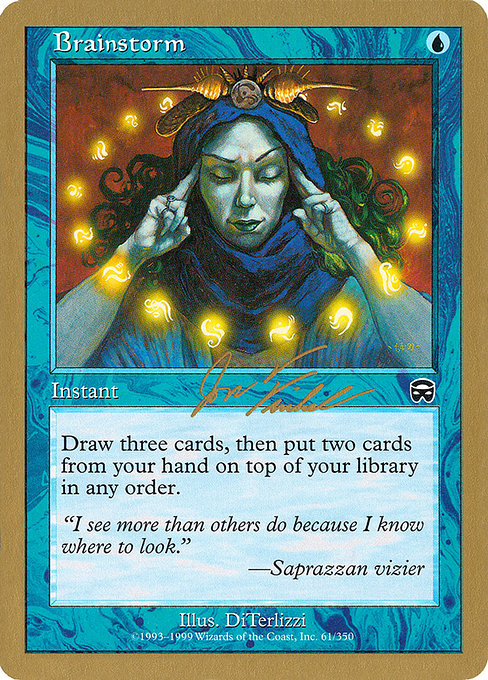 Brainstorm from World Championship Decks 2000