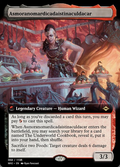 Asmoranomardicadaistinaculdacar highlighted card art