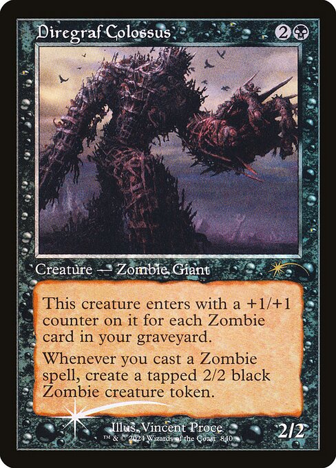 Diregraf Colossus highlighted card art