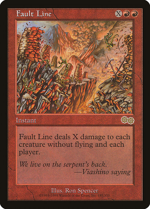 Fault Line highlighted card art
