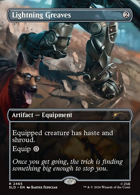 Lightning Greaves from Secret Lair Drop