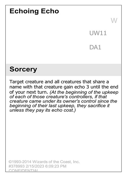 Echoing Echo highlighted card art