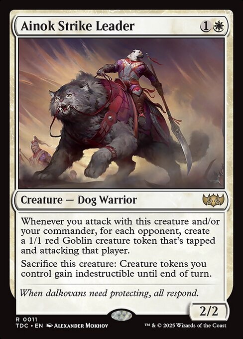 Ainok Strike Leader from Tarkir: Dragonstorm Commander