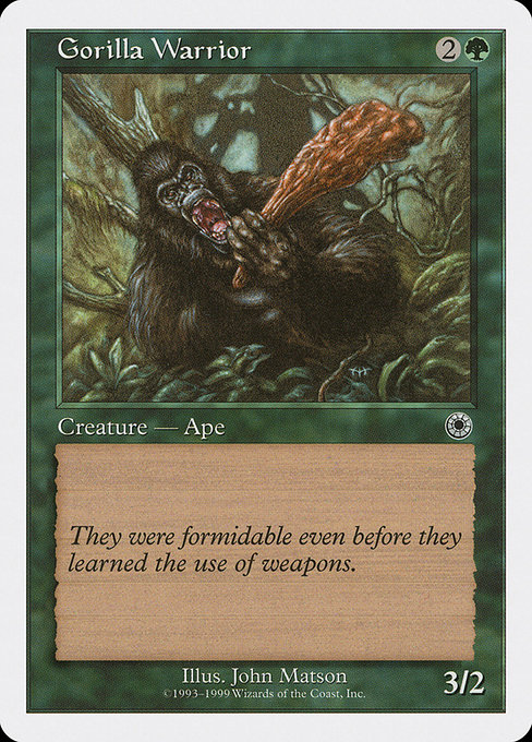 Gorilla Warrior highlighted card art