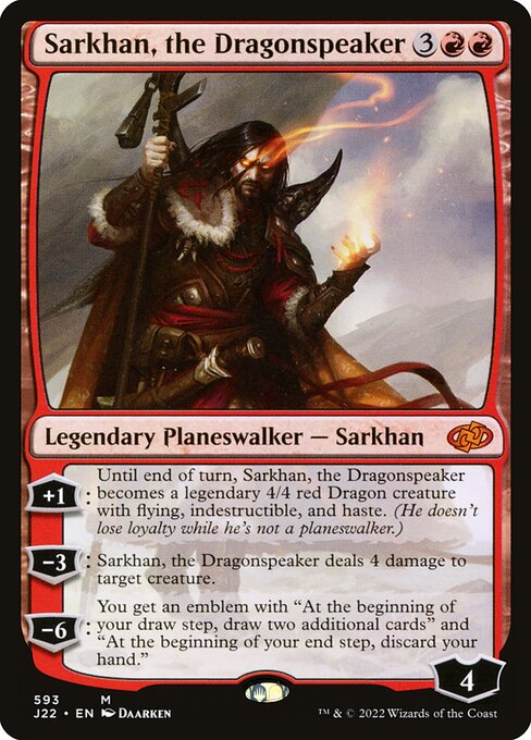 Sarkhan, the Dragonspeaker highlighted card art