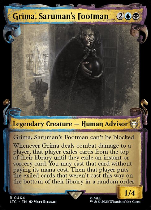 Gríma, Saruman's Footman highlighted card art