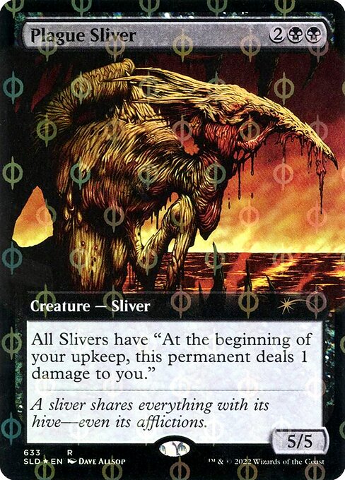 Plague Sliver highlighted card art
