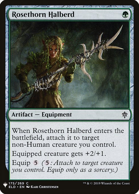 Rosethorn Halberd from The List
