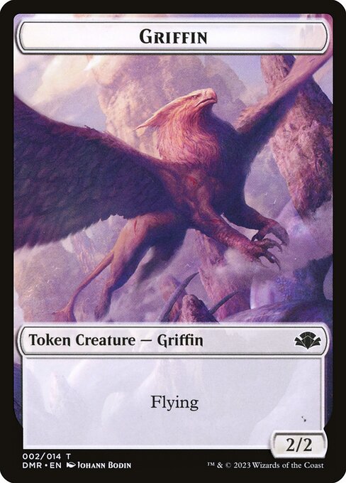 Griffin from Dominaria Remastered Tokens