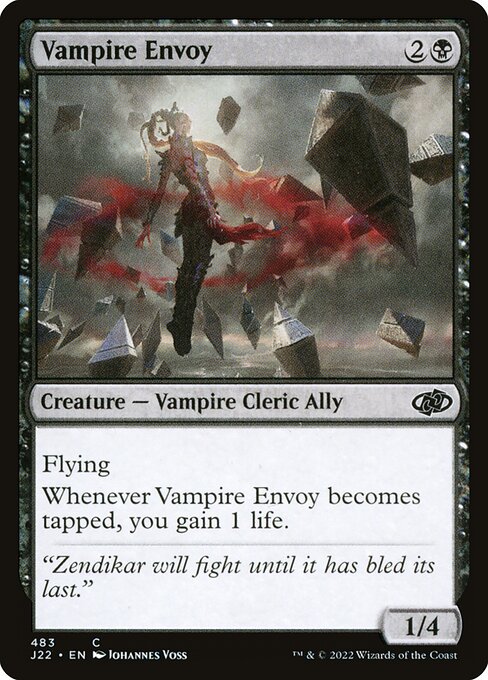 Vampire Envoy highlighted card art