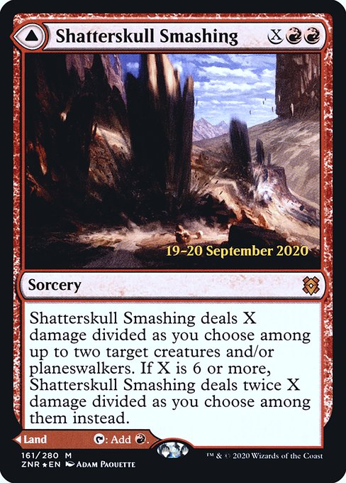 Shatterskull Smashing // Shatterskull, the Hammer Pass from Zendikar Rising Promos