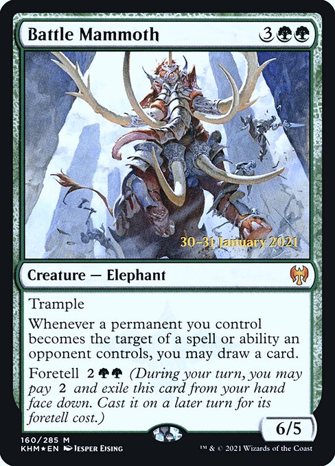 Battle Mammoth from Kaldheim Promos