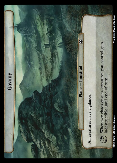 Gavony highlighted card art