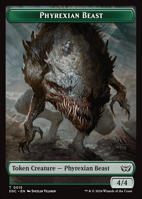 Phyrexian Beast highlighted card art