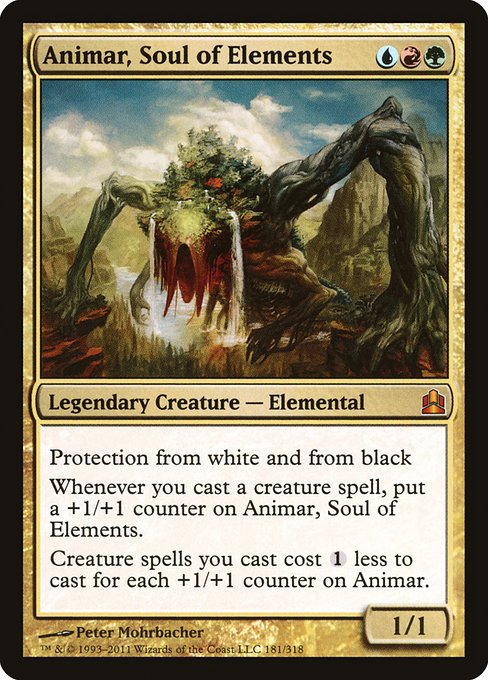 Animar, Soul of Elements from Commander 2011