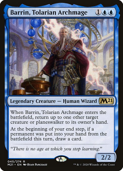 Barrin, Tolarian Archmage from Core Set 2021