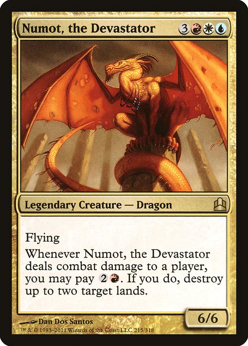Numot, the Devastator from Commander 2011