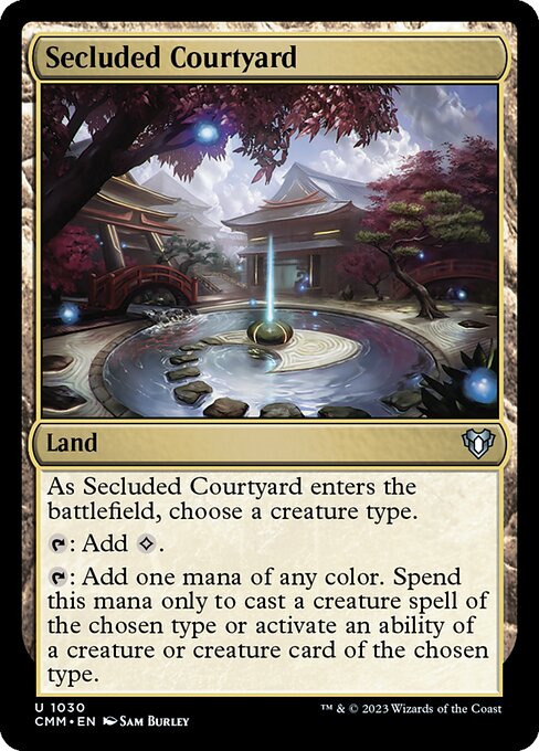 Secluded Courtyard from Commander Masters