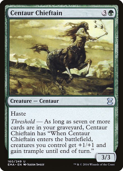 Centaur Chieftain highlighted card art