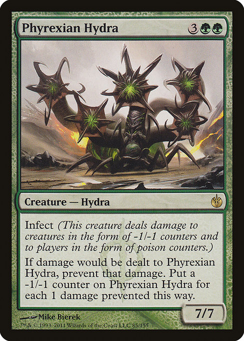 Phyrexian Hydra highlighted card art