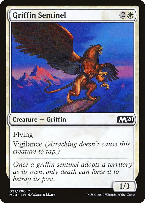Griffin Sentinel highlighted card art