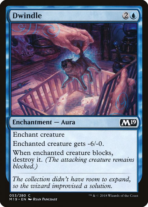 Dwindle highlighted card art