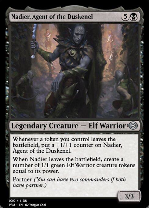 Nadier, Agent of the Duskenel highlighted card art