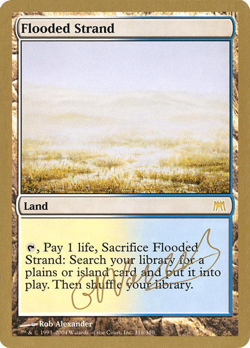 Flooded Strand from World Championship Decks 2004