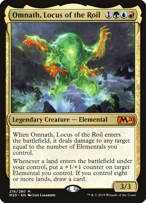 Omnath, Locus of the Roil from Core Set 2020