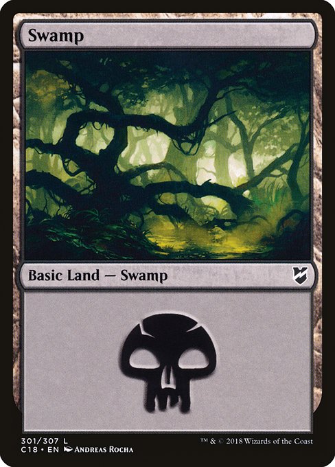 Swamp from Commander 2018