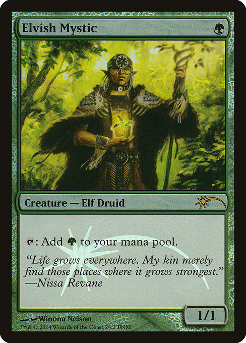 Elvish Mystic from Friday Night Magic 2014
