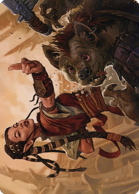 Half-Elf Monk // Half-Elf Monk from Adventures in the Forgotten Realms Art Series