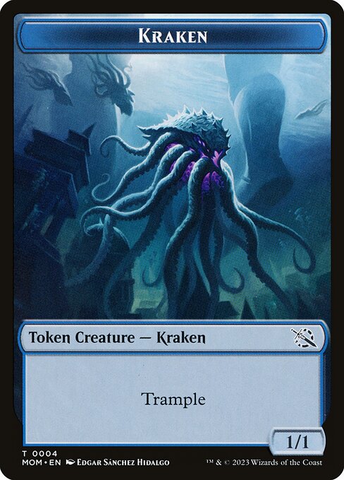 Kraken highlighted card art
