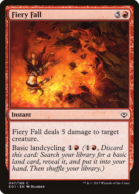 Fiery Fall from Archenemy: Nicol Bolas