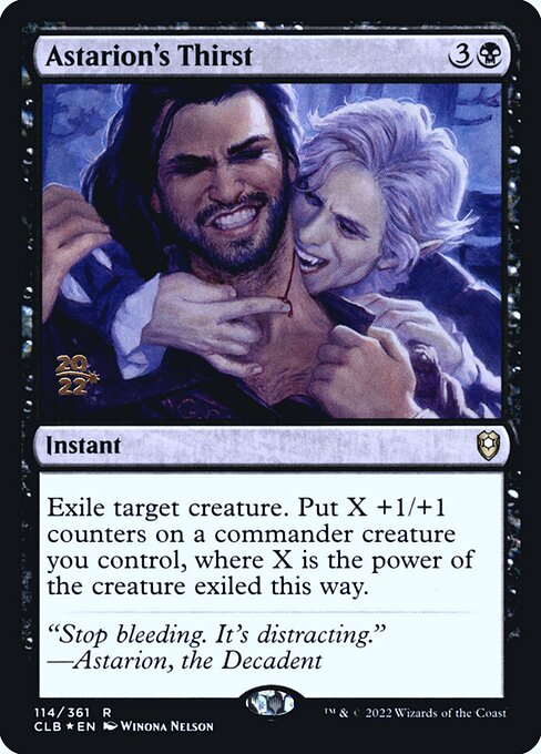 Astarion's Thirst from Battle for Baldur's Gate Promos