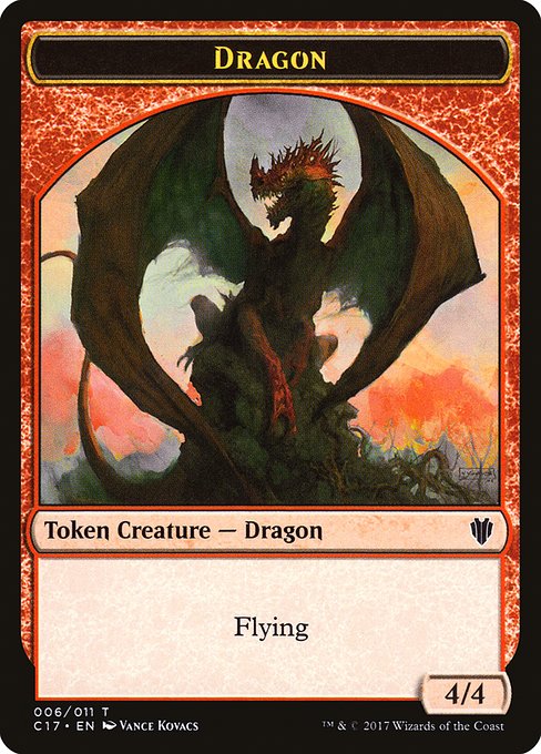 Dragon from Commander 2017 Tokens