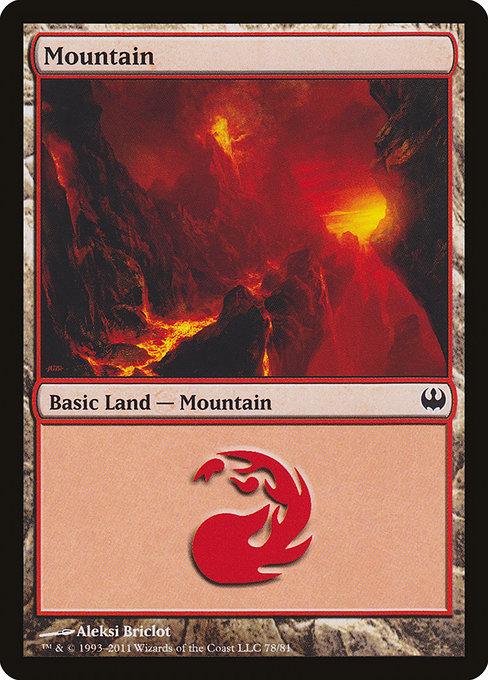 Mountain from Duel Decks: Knights vs. Dragons